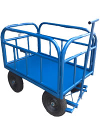 Plataforma com grade