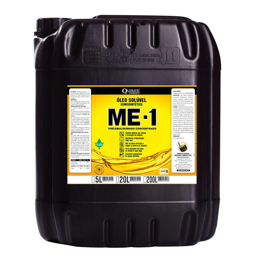 ME 1 – Óleo Solúvel Semissintético Ecológico